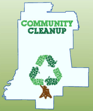 county outline recycle tree