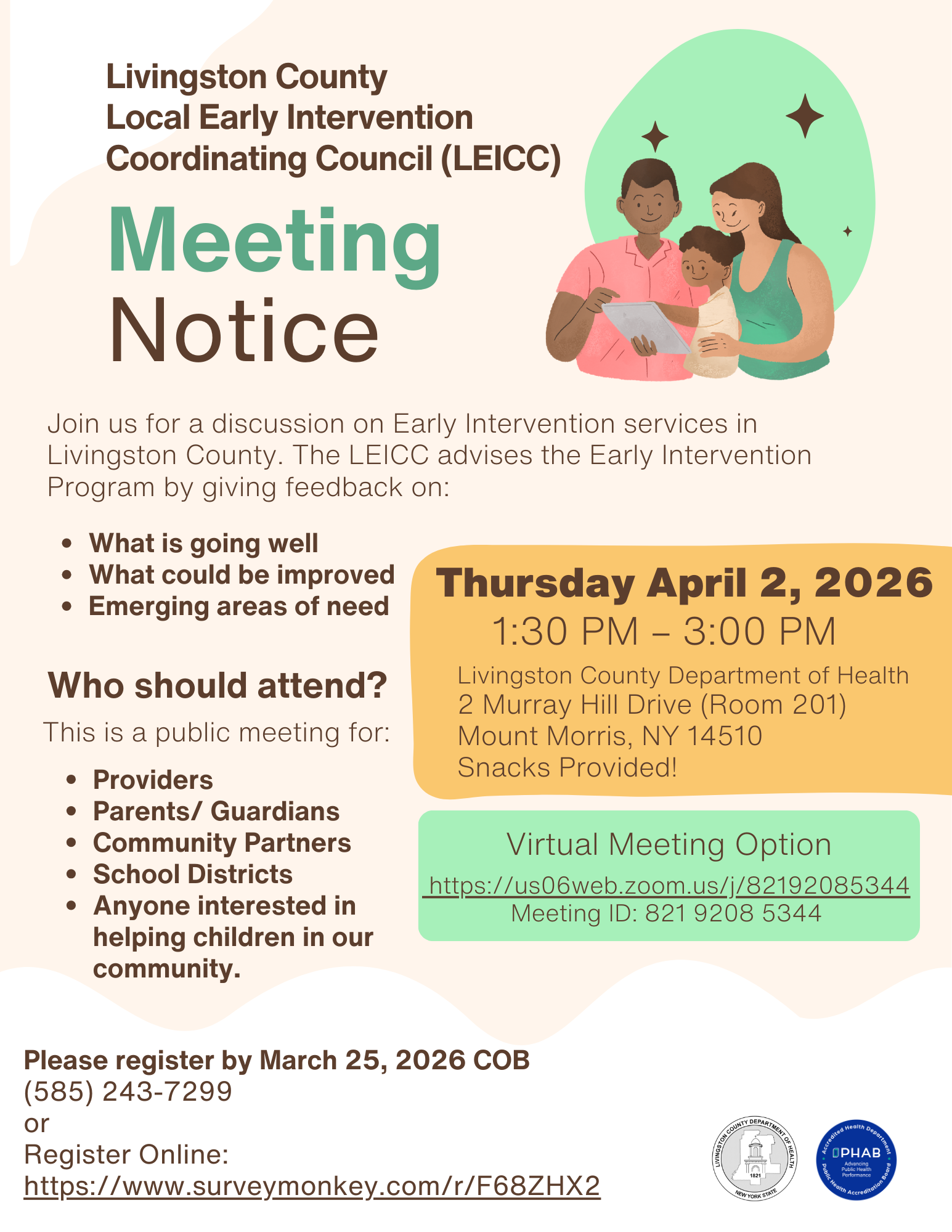 LEICC Meeting Notice date change
