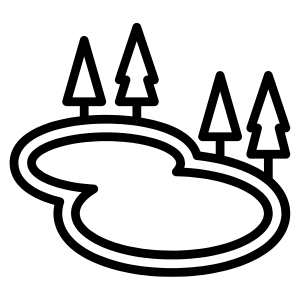 Conesus Lake Watershed Logo BW